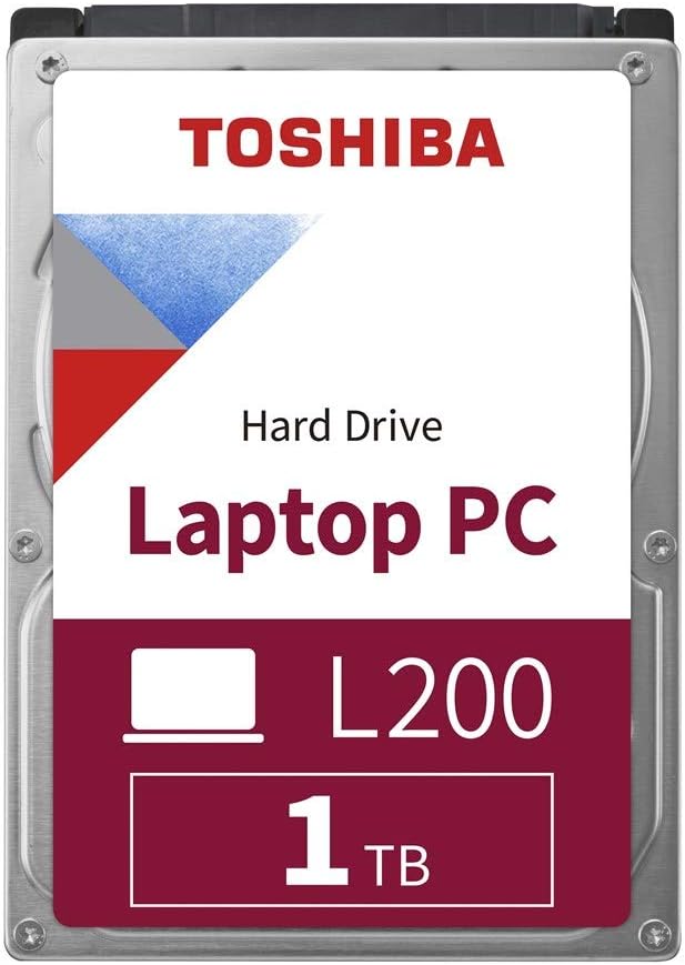 Toshiba L200 1TB 7mm 2.5 Inch Slim SATA Laptop Hard Drive HDD