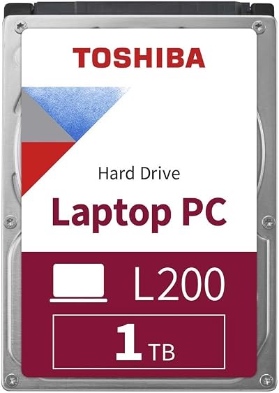 Toshiba L200 1TB 7mm 2.5 Inch Slim SATA Laptop Hard Drive HDD