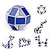 Snake Twist Puzzle Cube Transformable Puzzle Cool Snake Magic Variety Popular Twist Stress Reliever Transformable Gift Puzzle Child Kids Educational Toys Gifts (#1 Colour Random)