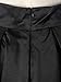 PERSUN Womens Taffeta High Waist Bowknot Front Hi-lo Prom Party Skater Skirt Black