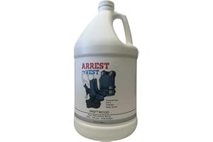 Arrest My Vest Military Grade Odor Eliminating Spray for Body Armor, Tactical Gear, and K9 Equipment. Safe on All Ballistic Vests, Fabrics, & Police Gear - Driftwood Fragrance - 1 Gallon Bottle