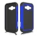 Galaxy J1 Case, Samsung J100 Case, ZeopoCase Hybrid Armor Hrad and Soft Dual Layer Defender Protective Case Cover for Samsung Galaxy J1 (2015) / J100 (Blue)