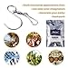 AIEVE Swivel Hooks 10 Pack Swivel Hooks Swivel Hooks for Hanging Wind Spinners S Hook Clips Wind Chimes Crystal Twisters Plants Flower Pots Bird Feeder Outdoor Ornament Hooks Party Supply, Silver