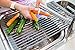 Roll Up Dish Drying Rack - Solid Steel (Unique Square Rod Design) Silicone Over The Sink Dish Drainer + BONUS Dish Scrubber - Large 20.5” x 12.75” (Mid Gray) - Also Useful as a Trivet and Cooling Rack