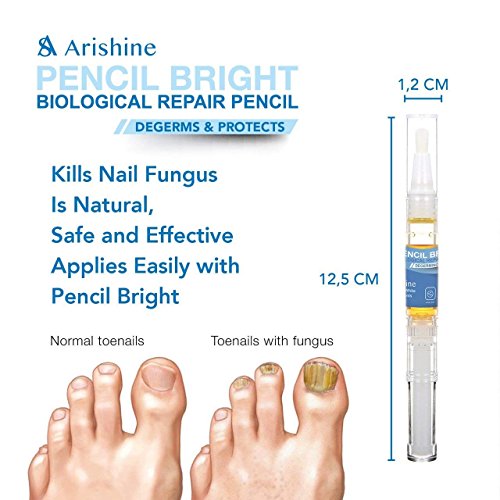 Arishine Toenail Fungus Treatment, Fungus Stop, Maximum Strength Anti-Fungal Nail Solution, Effective Against Nail Fungus, Anti-Fungal Toenails, Fingernails Solution, 4pcs