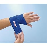 Fabrifoam CarpalGard, size:Small Right Blue, Latex-free