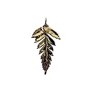 Silver Dipped REAL Fern Leaf Pendant, Silver Plated Fern Leaf Necklace, Made in USA