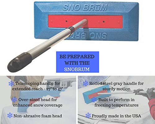 3 SnoBrum+Push+Broom+Extendable+Telescoping+Scratching