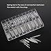 TFSeven Watch Spring Bars, 360Pcs 8-25mm Professional Watch Wristband Stainless Steel Link Pins Repair Replacement Pin Tool Kit Set