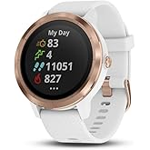 Garmin 010-01769-09 vívoactive 3, GPS Smartwatch with Contactless Payments and Built-in Sports Apps, 1.2", White/Rose Gold (R