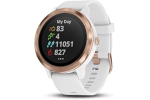 Garmin 010-01769-09 vívoactive 3, GPS Smartwatch with Contactless Payments and Built-in Sports Apps, 1.2", White/Rose Gold (R