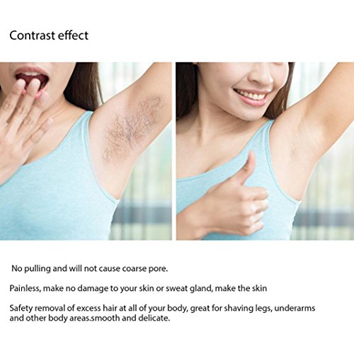 Fabal Electric Epilator Mini Lady Armpit Hair Shaver Travel Bikini Hair Removal Device (Pink)