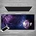 Cmhoo XXL Professional Large Mouse Pad & Computer Game Mouse Mat (35.4x15.7x0.1IN, Sky Planet)