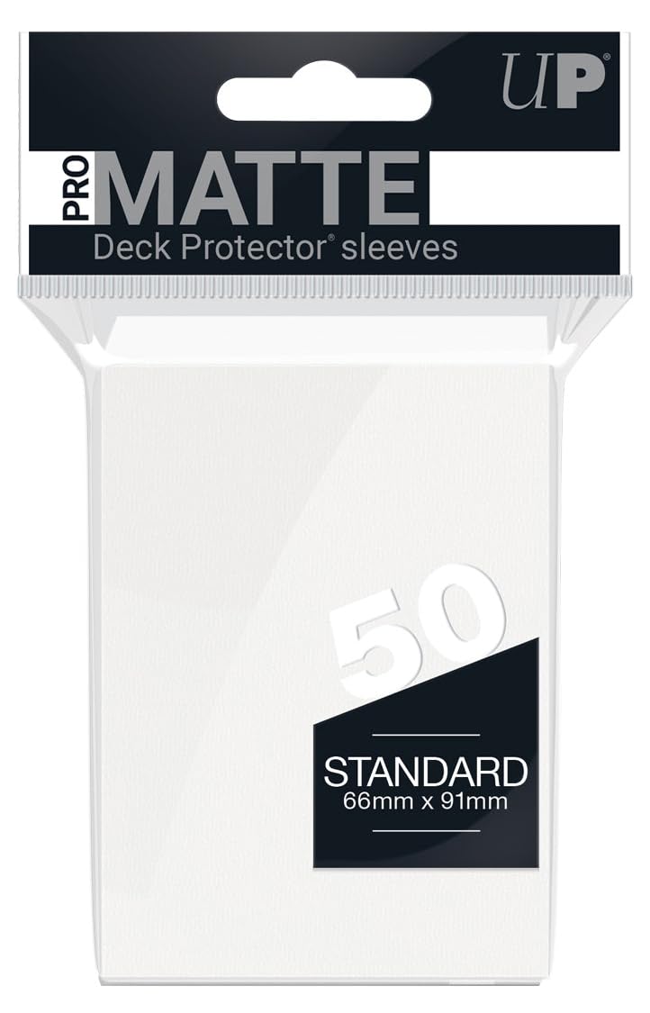 Ultra Pro SLEEVES Pro-Matte d12 Card Game (White)