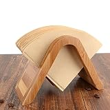 Bamboo Coffee Filter Holder Coffee Paper Storage Rack Coffee Filter Paper Container Stand Size 4 Filter Paper Holder (Type A)
