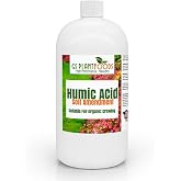 GS Plant Foods Humic Acid Soil Amendment &ndash; Leonardite-Derived Liquid Concentrate for Improved Soil Structure &amp; Nutrient Availability &ndash; OMRI Listed for Organic Use &ndash; 32 Oz