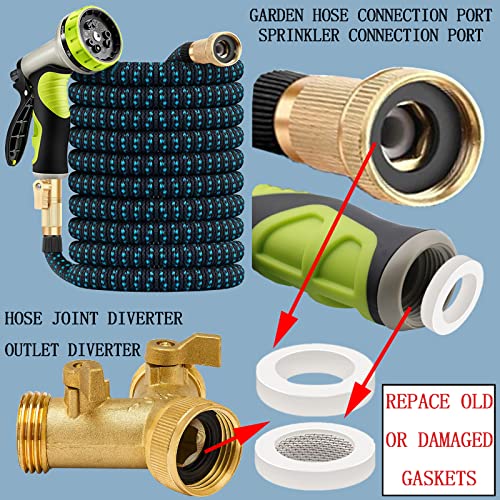 TWCC 60 PCS Water Hose Silicone Gasket Assortment Kit VMQ Silicone