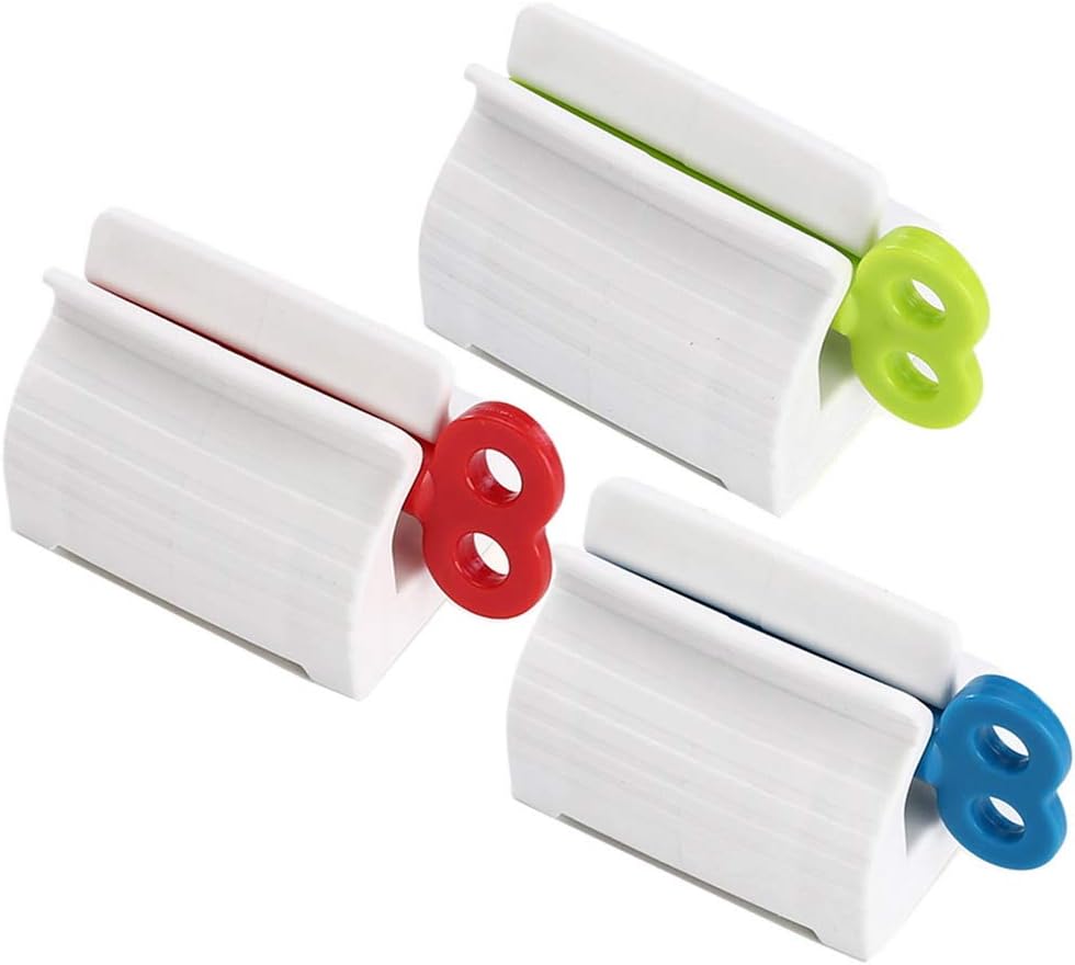 kuou 3 Pieces Toothpaste Squeezer, Rolling Tube Toothpaste Squeeze