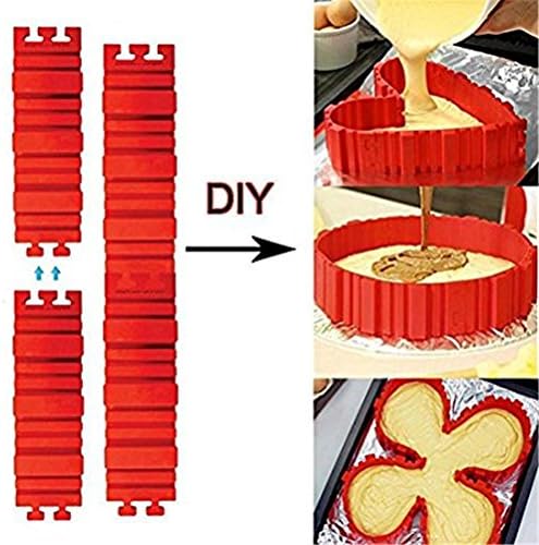 NAGU Magic Bake Snakes DIY Modeling Baking Cake Silicone Tools for Kitchen 4pcs/set