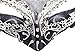 Masquerade Mask Shiny Metal Rhinestone Venetian Pretty Party Evening Prom Mask Silver Black