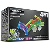 Laser Pegs Mini Bulldozer Building Kit