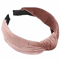 Womens Bow Knot Headband,TIFENNY Twist Cross Tie Velvet Headwrap Hair Band Hoop,Clearance! (Pink)