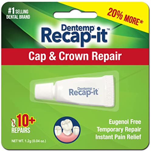 Dentemp Tooth Repair Kit Dental Repair Kit with Dental Cement, Refil