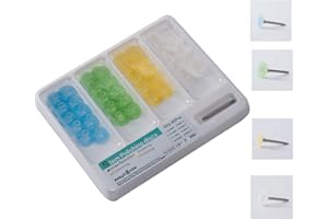 EASYTODENTA Dental Composite Finishing Polishing Disc, Stem Universal Kit (40pcs) (8MM)