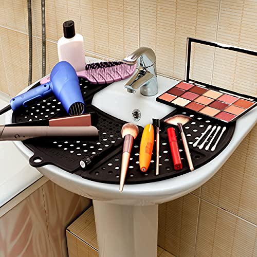 Sink Topper, Bathroom Sink Cover for Counter Space. Makeup Organizer