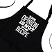Savvy Designs BBQ Apron Funny Apron - Your Opinion is Not in The Recipe - Adjustable Black Apron with Pockets