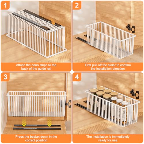 Diealles Shine 2 x Pull Out Drawer Storage Shelves