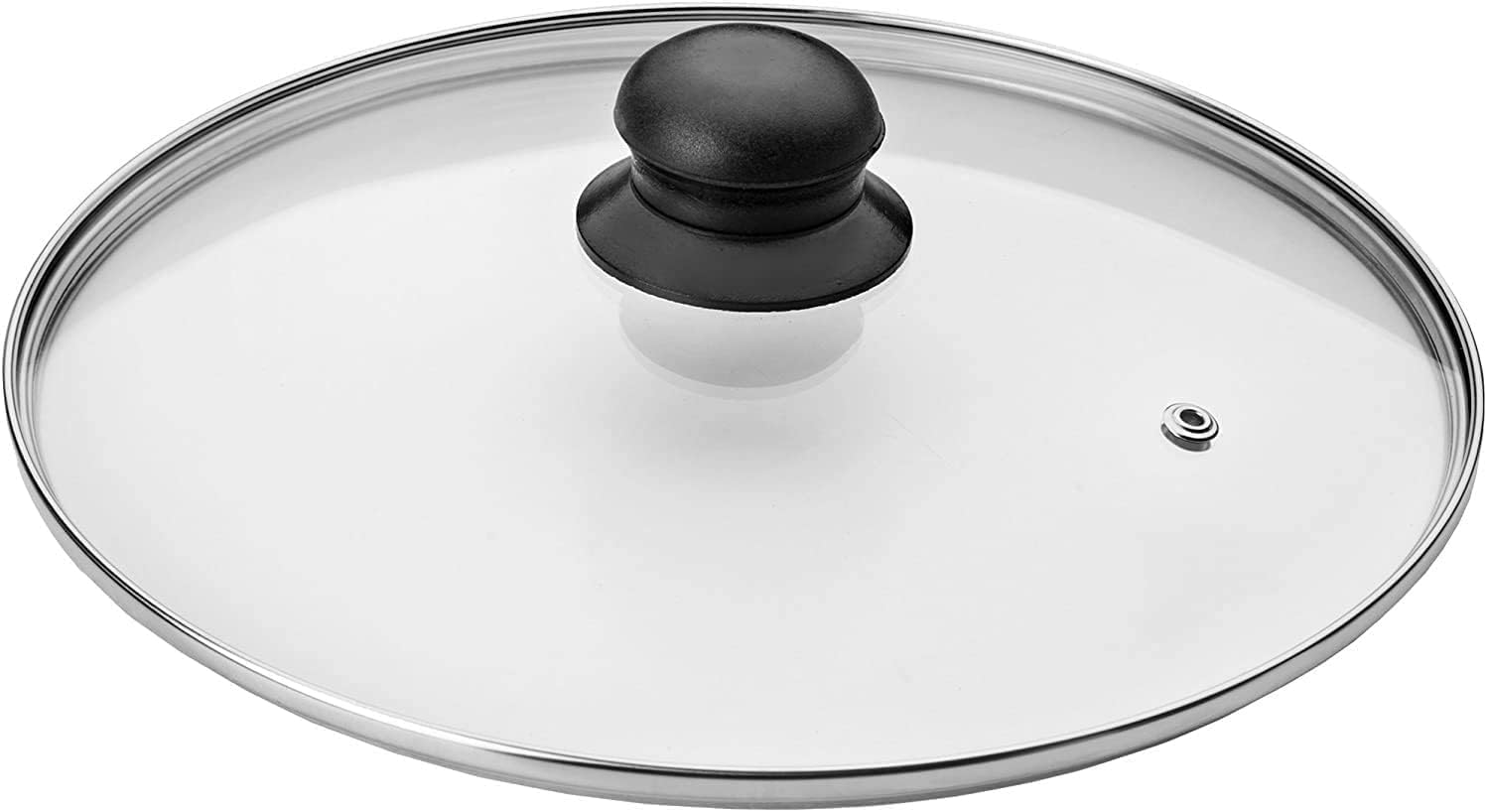 AL-FAHMI Tempered Glass Lid Designed to Fit All Saucepans Frying Pans Dishes Universal Glass Lid Different Sizes (20CM)