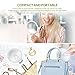Lavany Compact Mirror Handheld Makeup Mirror for Vanity 1x & 10x Magnification, Perfect Travel(4.2INCH)