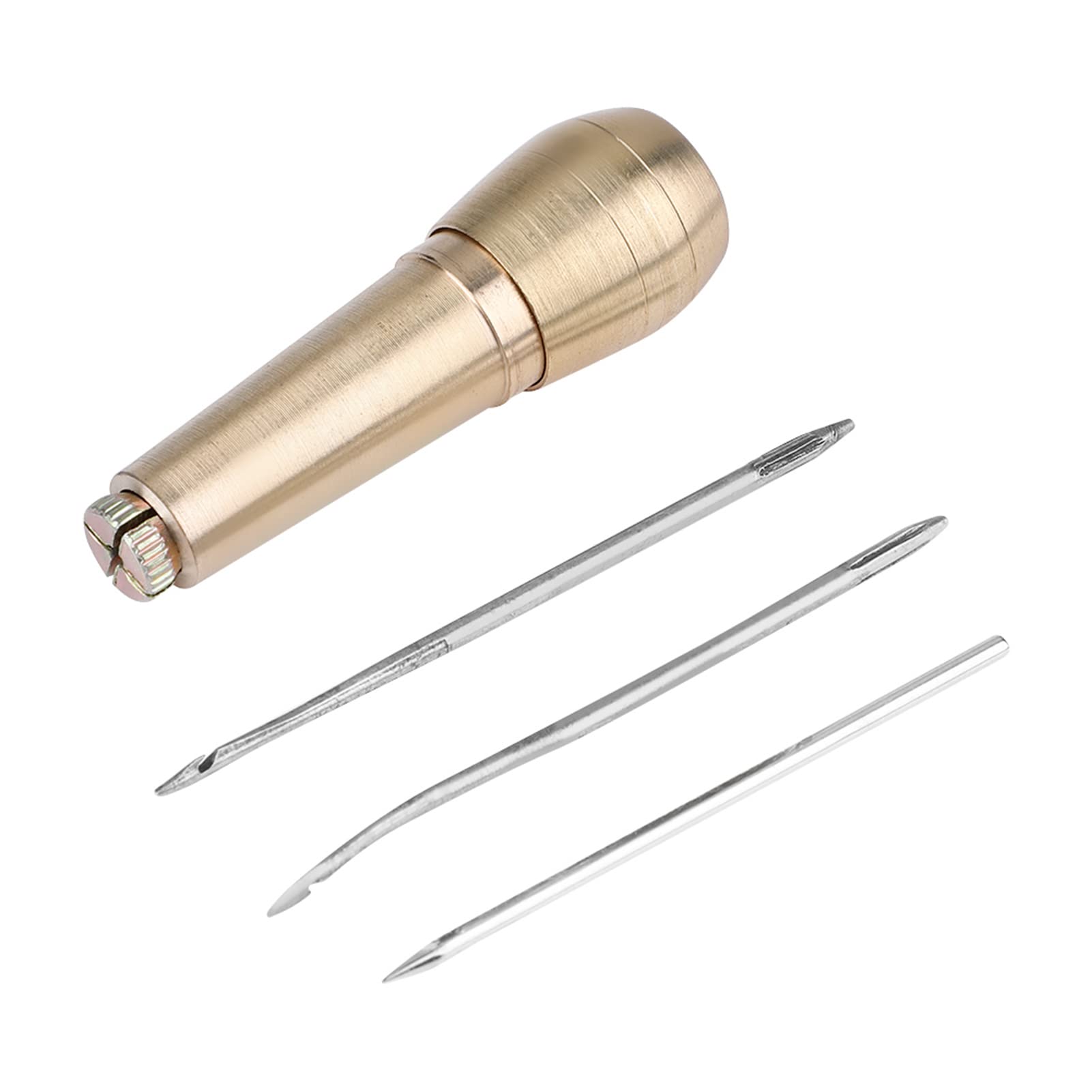 Hztyyier 3 in 1 Sewing Awl, Hand Stitching Kit for Leather and Canvas Repair, Ideal for DIY Mending
