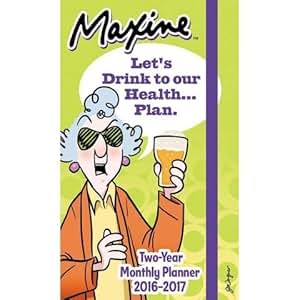 Maxine Two Year Monthly Checkbook Size Pocket Planner 2016