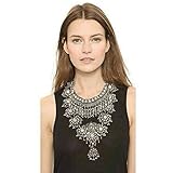 Zhenhui Fashion Vintage Silver Gold Tone Long Boho Statement Necklace Trendy Bohemian Turkish for Women Accessories From Indian Jewelry