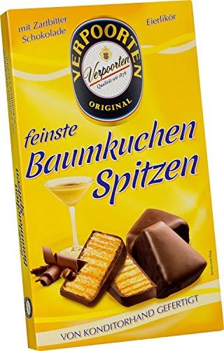 Verpoorten Finest Baumkuchen nuggets with dark chocolate eggnog 125g