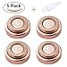 Facial Hair Remover Replacement Heads , Good Finishing and Well Touch for Lip,Chin,Cheeks and Sideburns As Seen On TV 18K Gold-Plated (Rose gold)