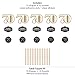 Big Dot of Happiness Adult 70th Birthday - Gold - Birthday Party Centerpiece Sticks - Table Toppers - Set of 15