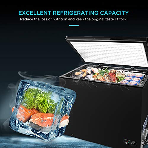 Northair Chest Freezer 7.0 Cubic Feet with 4 Removable Baskets Free