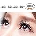 [FBA NEWEST VERSION] False Magnetic Eyelashes 3D Reusable Fake Eyelashes, 2 Pairs 4 Pieces for Deep Set Eyes & Round Eyes Women's Makeup Natural Look (3)