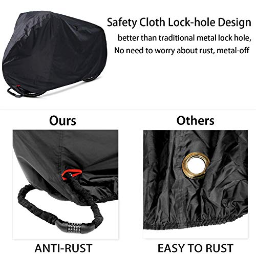 image for WAEKIYTL Bike Cover Outdoor Waterproof XL Bicycle Cover for 2 Bikes Mo