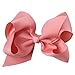 XIMA 25pcs 4inch Grosgrain Ribbon Baby Boutique Hair Bows Clips for Hair Accessories (with clip Mixcolors)