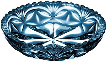 最新アイテム 山下工芸 薩摩切子 伝匠中皿b F18 2 4 3cm 藍