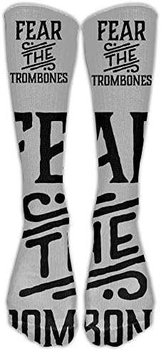 Fear The Trombones Novelty Unisex Stockings Men's&women's Long Stockings One Size