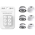 Premium Multi-Flange Eartips for Galaxy Buds3 Pro (White, Mixed(SML)) – Always Fits, Never Slips