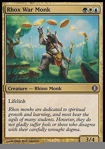 Amazon Com Magic The Gathering Rhox War Monk Shards Of Alara Toys Games