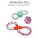 TEANDE 10 Pack Dog Toys Set by Wiggler Pets | Durable Rope Chew Squeaky Toy Value Pack for Small Puppy and Medium Doggie | Interactive Tug of War Outdoor Toys | Exercise Toys Variety Bundle for Dogs