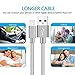 BULESK Lightning Cable 3Pack 3FT 6FT 10FT Nylon Braided Certified Lightning to USB iPhone Charger Cord for iPhone X 8 7 Plus 6S 6 SE 5S 5C 5, iPad 2 3 4 Mini Air Pro, iPod Nano 7 Gray