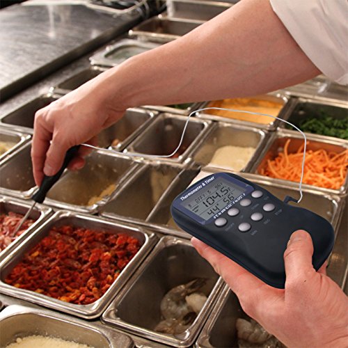 Hotloop Digital Oven Thermometer & Timer with High/Low Temperature